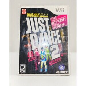 Nintendo Wii Just Dance 2 - Ubisoft Video Game 2010 Complete